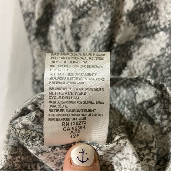 Wrangler Rock 47 Jewel Embossed Long Sleeve Snap Button Shirt Size Large - Picture 8 of 9